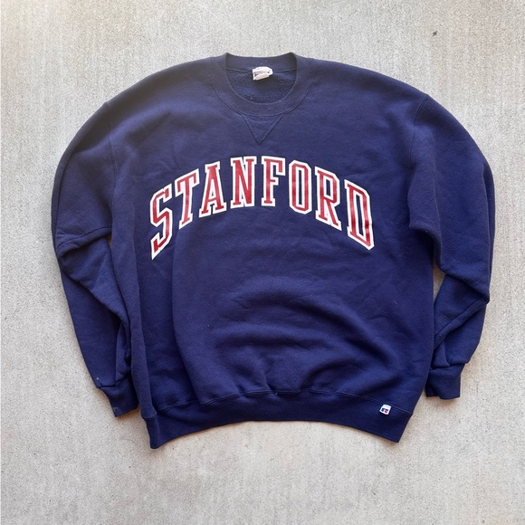 Vintage Other - Vintage Stanford University Sweatshirt 90s Russell Athletic Made In USA Xl